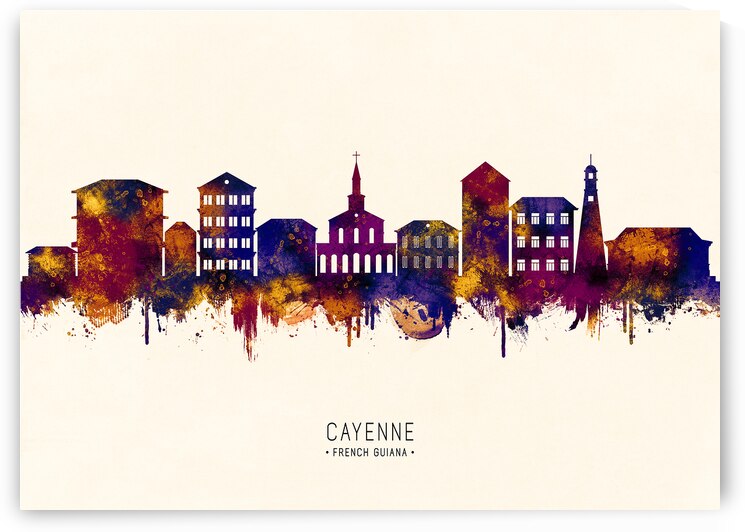 Cayenne French Guiana Skyline by Towseef Dar