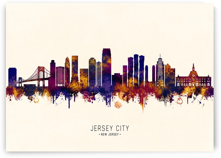 Jersey city New Jersey Skyline by Towseef Dar