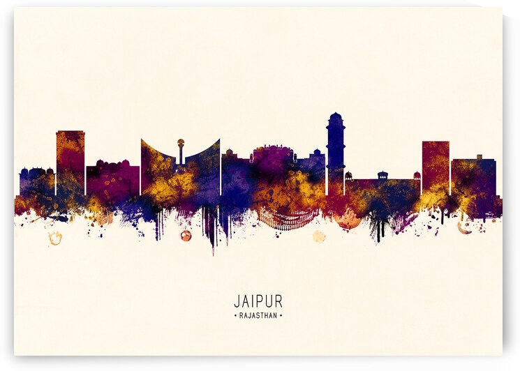 Jaipur Rajasthan Skyline by Towseef Dar