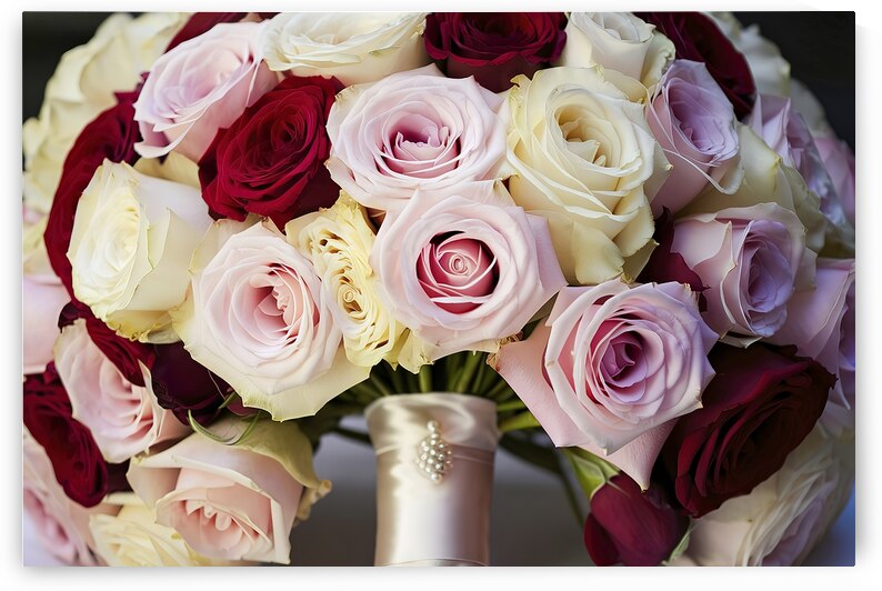 A stunning close up of a bridal bouquet 2 by Mariana Tirca