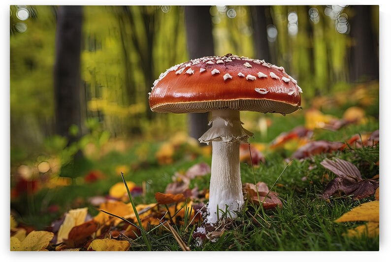Amanita Muscaria in autumn. Fly agaric in a autum 1722664874.3599 by Dumitru Vaetus
