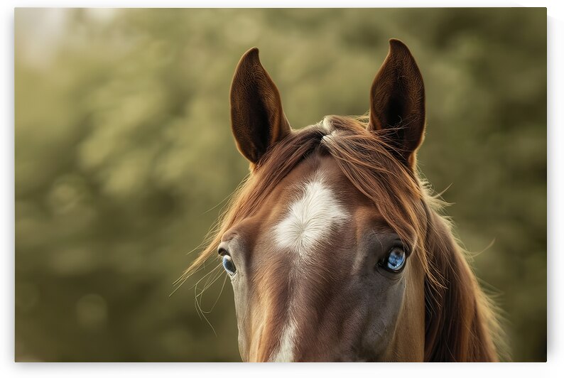 horse head and eyes close up 1 by Petre Popescu
