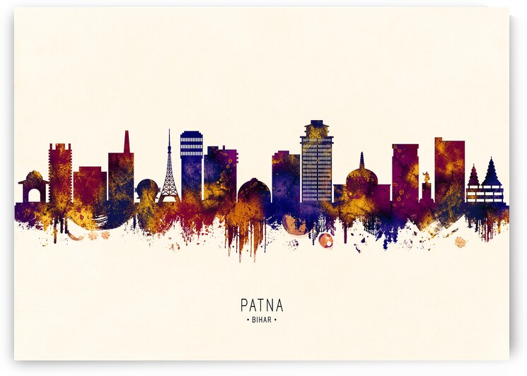 Patna Bihar Skyline by Towseef Dar