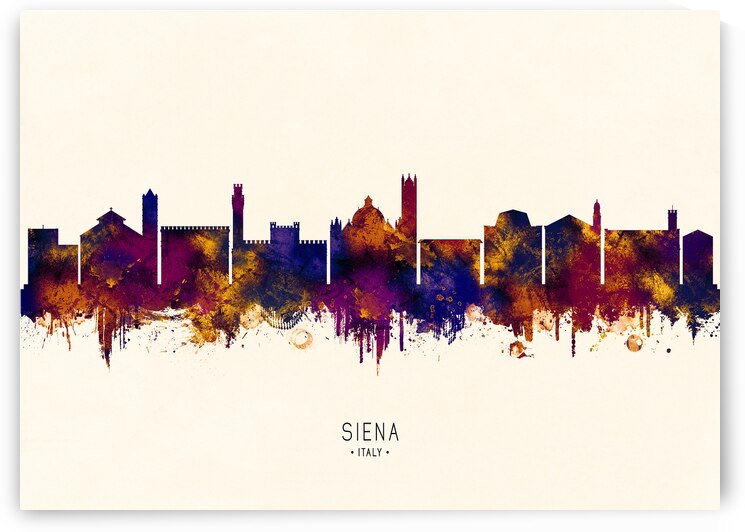 Siena Italy Skyline by Towseef Dar