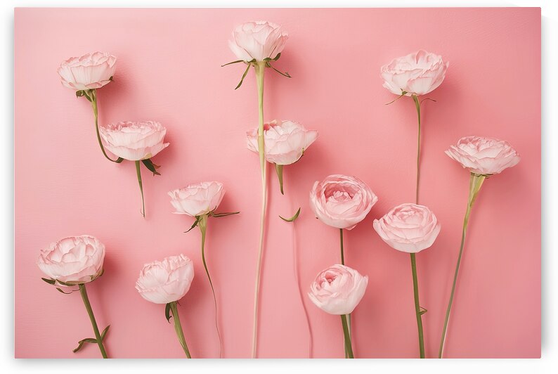 Pastel pink background 2 by Mirela Poiana