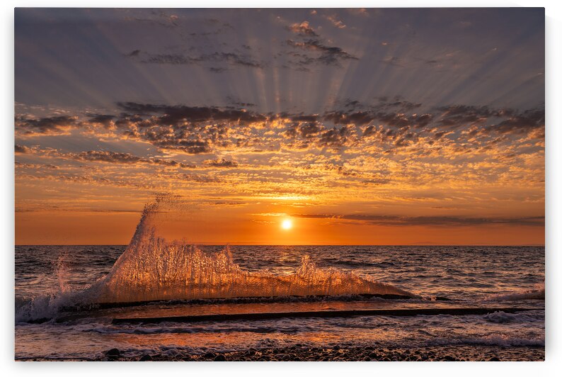 Crepuscular Rays by Gary Skiff Photography