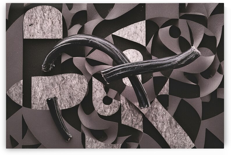 Detail of liquorice stick background 2 by Veres Ioana