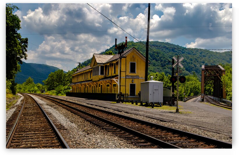 West Virginia Thurmond Railroad Station by Norma Brandsberg Photography