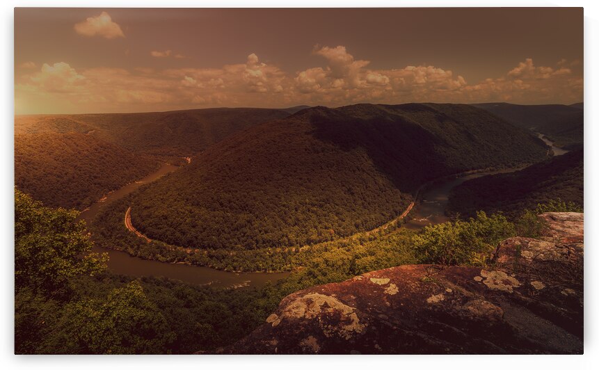 New River Grandview Overlook by Norma Brandsberg Photography