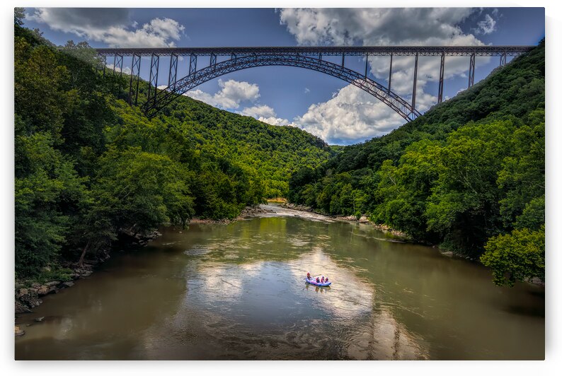New River Rapids Coming Right Up by Norma Brandsberg Photography