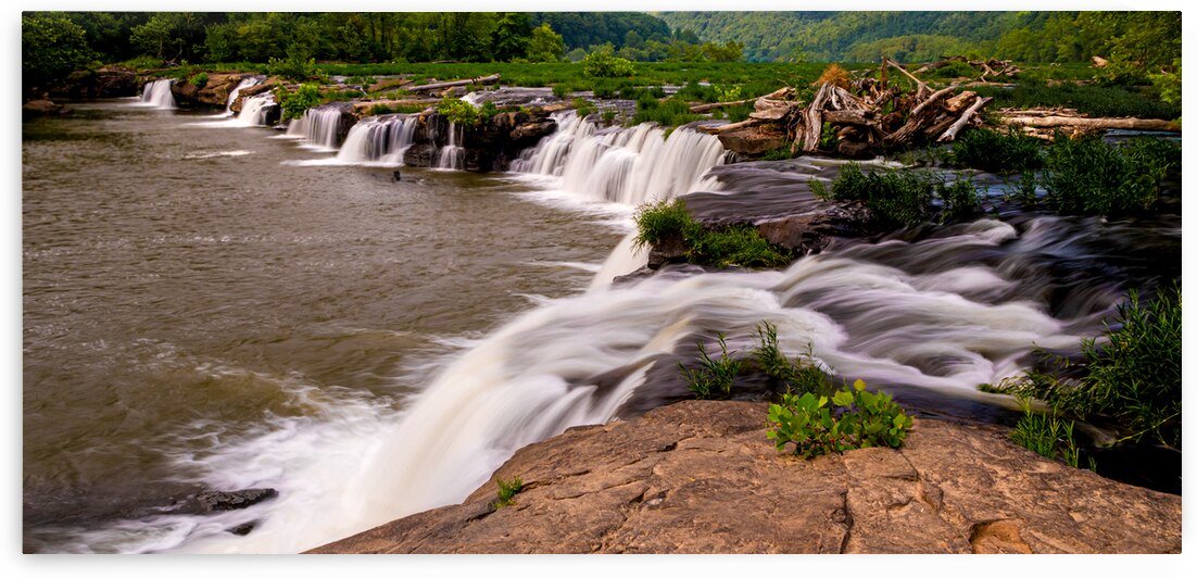 Sandstone Falls in Morning by Norma Brandsberg Photography