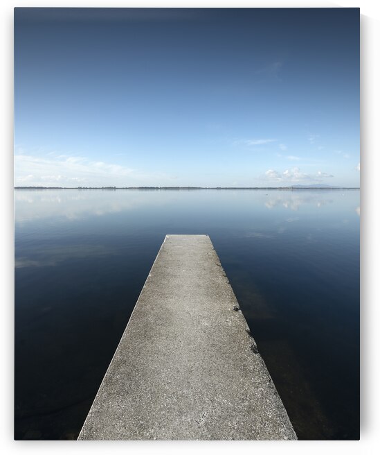 Pier in Orbetello lagoon. Italy by Stefano Orazzini