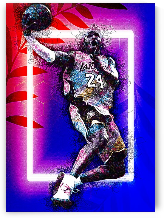 Kobe Bryant Neon by neonartroom