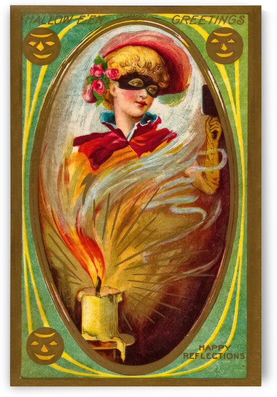 Vintage halloween post card by Steve Painter