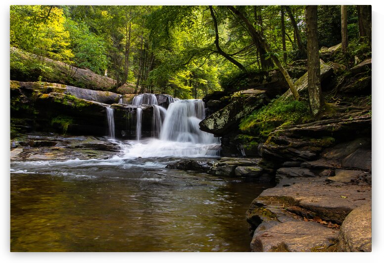 West Virginia Dunloup Creek Falls by Norma Brandsberg Photography