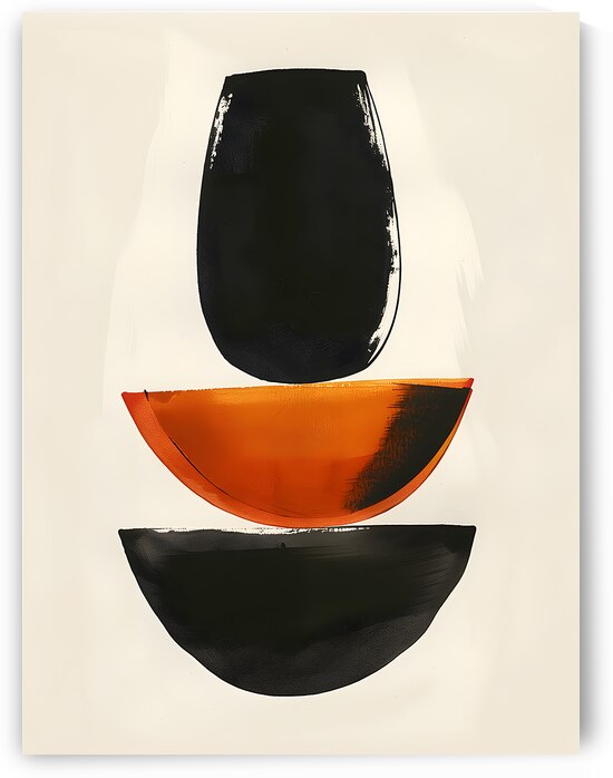 ABSTRACT FACE ART  66 by Online Arts