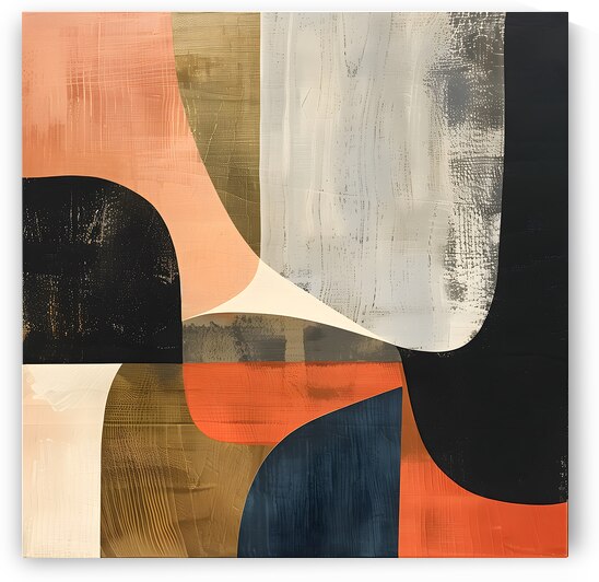 ABSTRACT FACE ART  67 by Online Arts