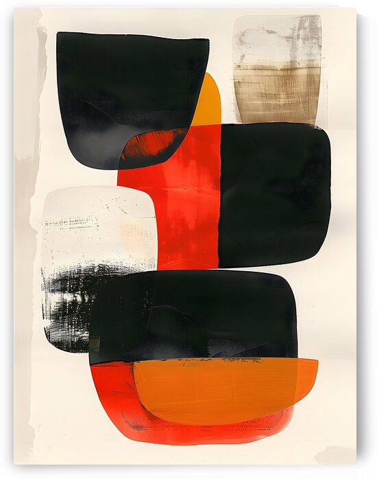 ABSTRACT FACE ART  69 by Online Arts