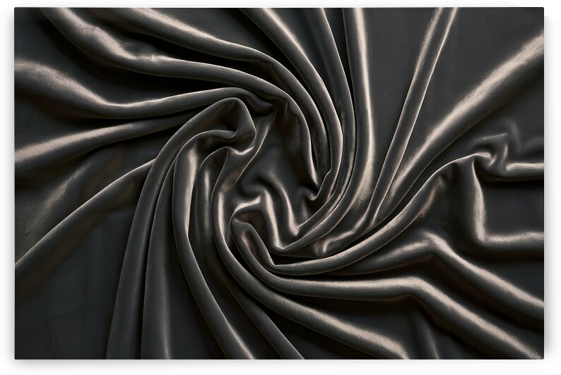 A striking close up of a dark luxurious fabric 1. by Mitica Mihaila