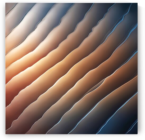 A stunning gradient painting that captures the es by Mitica Mihaila