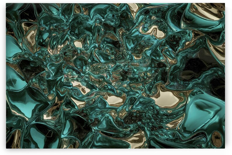 a mesmerizing pattern of textured glass or crysta by Mitica Mihaila