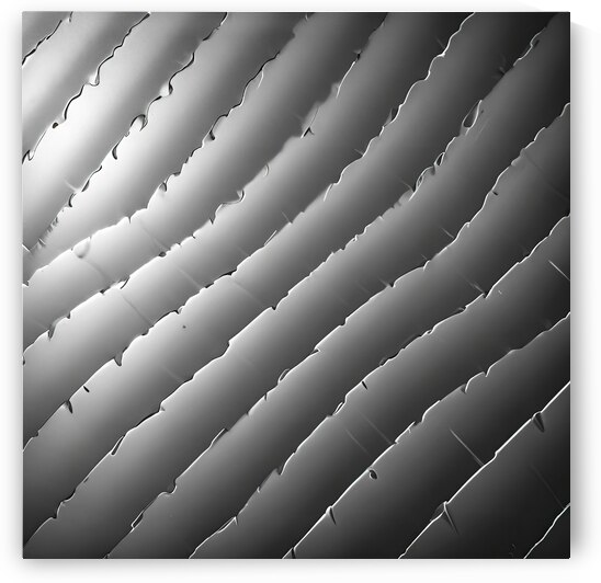 the intricate details of a metal texture pattern by Mitica Mihaila