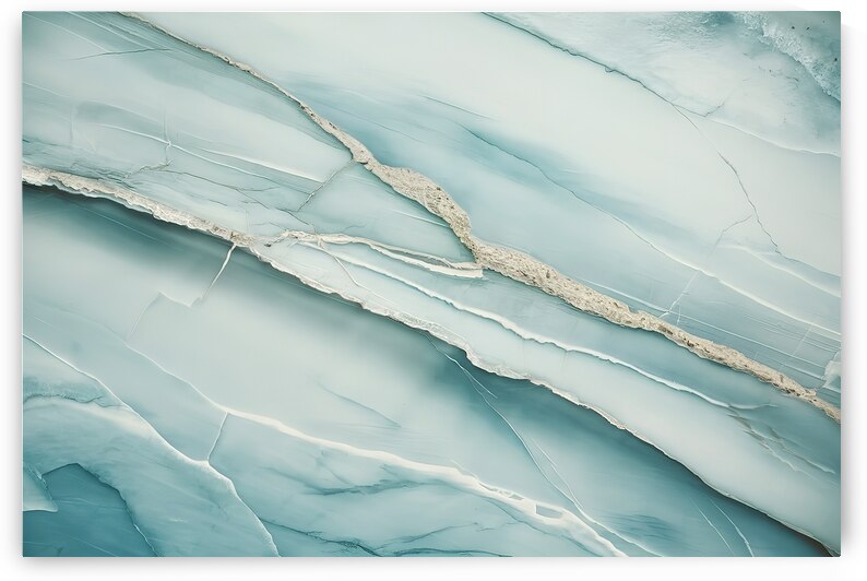 A stunning close up image of a light blue and whi by Mitica Mihaila