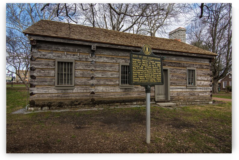 Log Courthouse - Danville Kentucky by Gary Whitton
