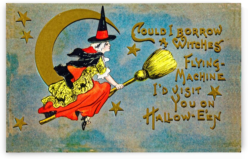 witches flying machine by Steve Painter