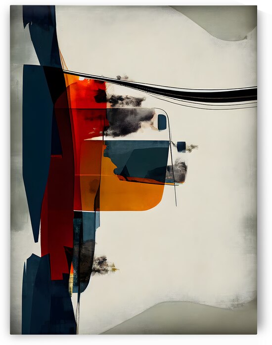 ABSTRACT COLORFUL 9 by Online Arts