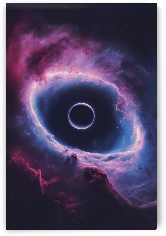 Space background with nebual and eclipsed planet  1723175680.4602 by Marius Tomus