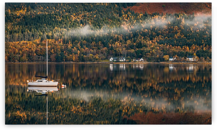 Autumn on Loch Duich by Dave Bowman