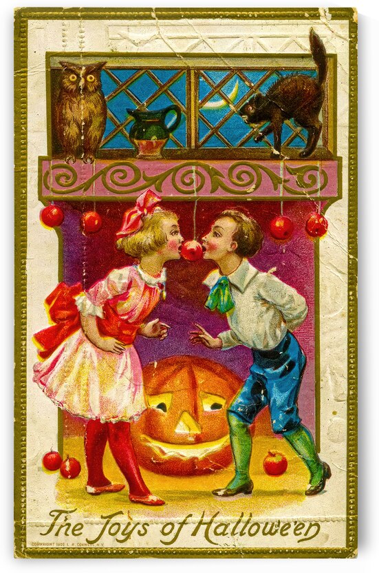 Vintage halloween post card by Steve Painter