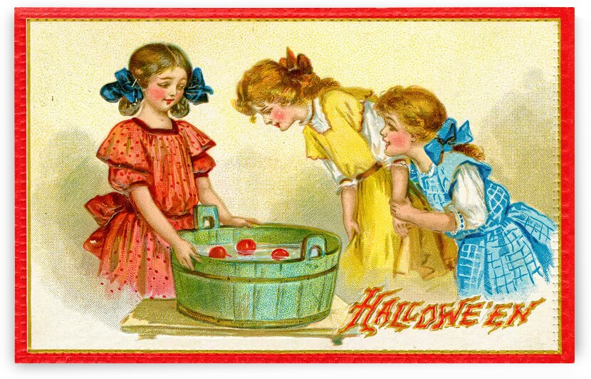 vintage halloween greetings card by Steve Painter