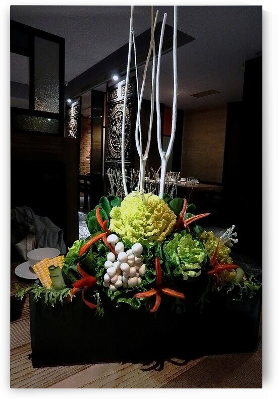 Taiwan-FD - Table with Vegetable Decoration by Clement Tsang
