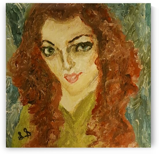 20240812 020755 Red hair and blue eyes by Lawrence Silver Art