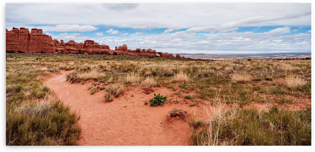 Path To Broken Arch Pano by Jennifer White