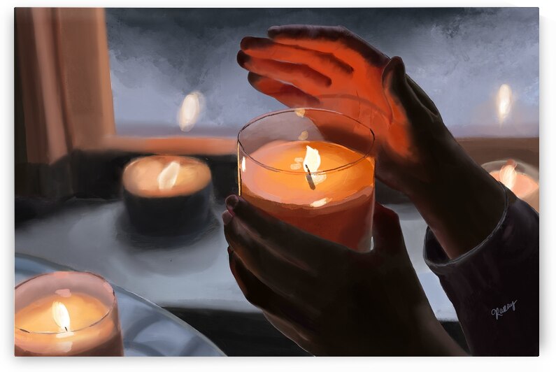 Lumiere dans la nuit by KaRay Illustrations