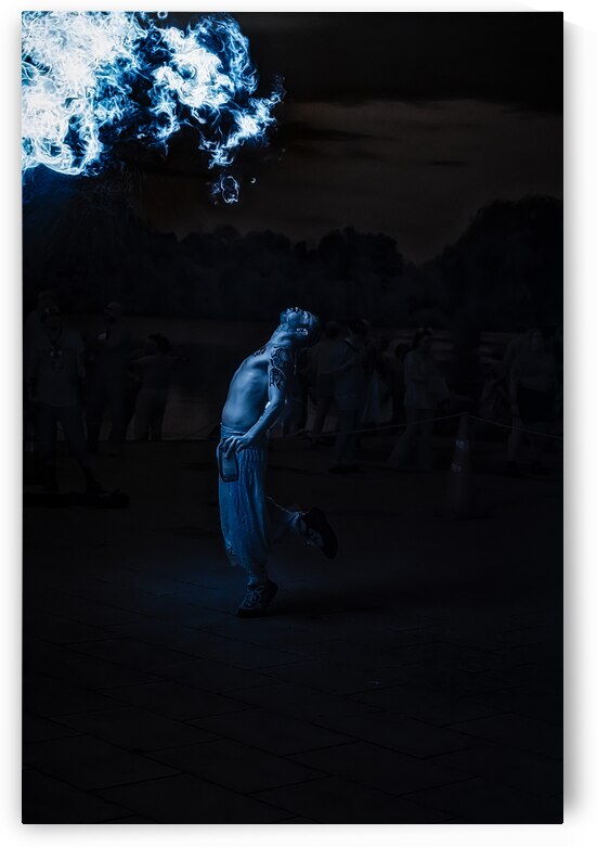 Veil of Infrared Fire  by Dream World Images