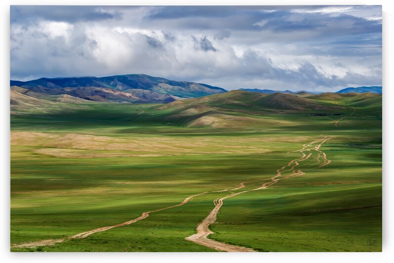 Route Mongolie by Claire Poulin