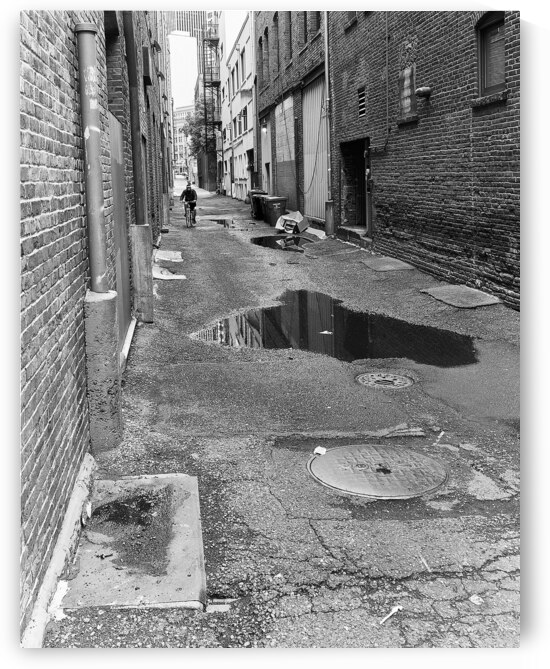 Seattle Alley by Malcolm Cutchin Photography