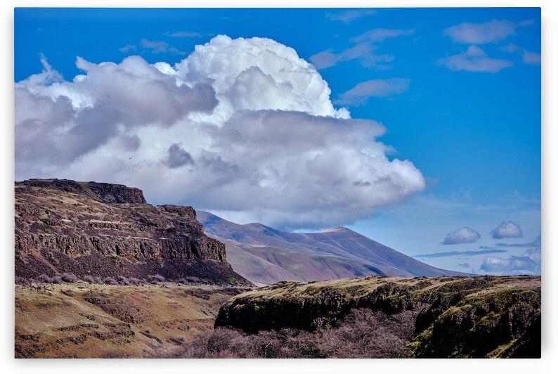 Dramatic Clouds at the Gorge  by Malcolm Cutchin Photography
