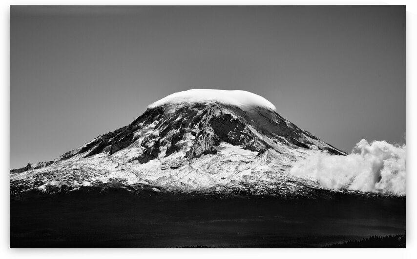 Mt Adams [monochrome] by Malcolm Cutchin Photography