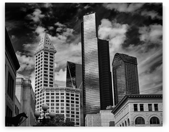 Smith Tower and Progeny  by Malcolm Cutchin Photography