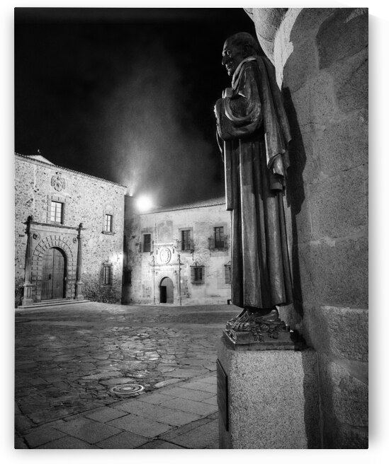 Misty Night in Caceres by Malcolm Cutchin Photography