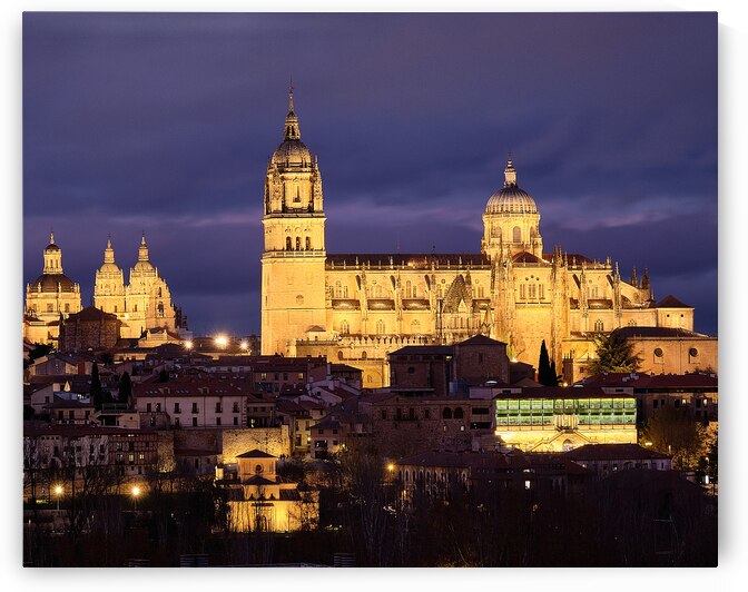 Salamanca at Night by Malcolm Cutchin Photography