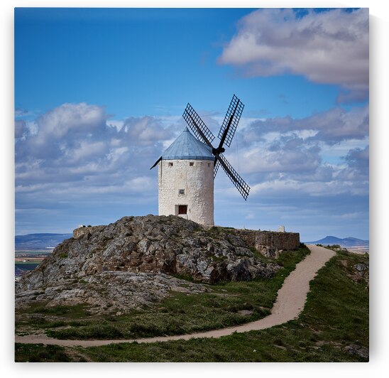 Spanish Windmill by Malcolm Cutchin Photography