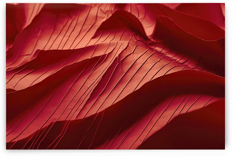 Sheet of red paper texture background 4 by Violeta Popescu