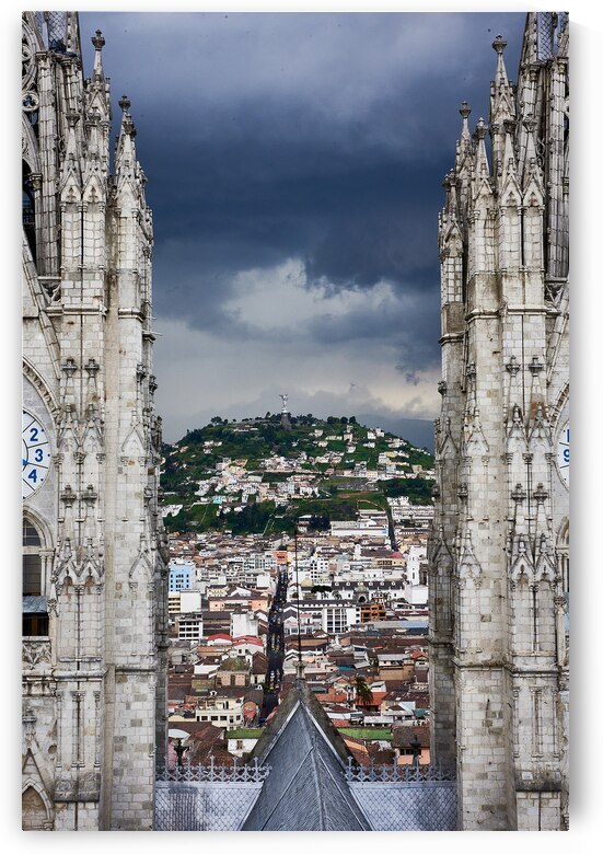 Quito Thunderstorm from the Cathedral by Malcolm Cutchin Photography
