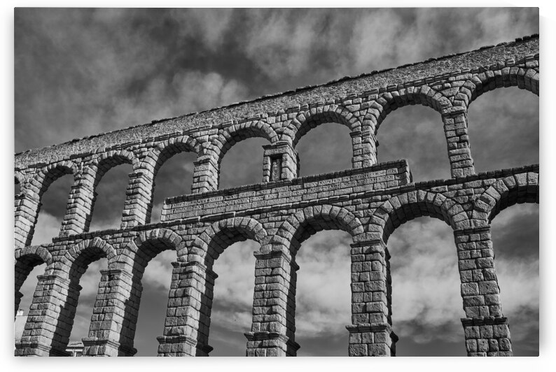 Roman Aqueduct in Segovia by Malcolm Cutchin Photography